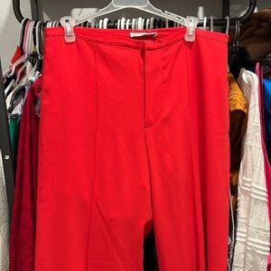Alice and Olivia Red Pants